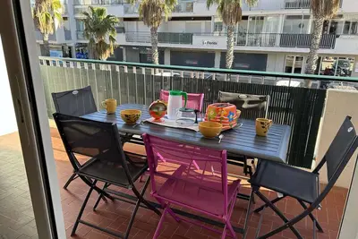 Image de Appartement familial proche plage avec parking, climatisation et balcons - 6 couchages