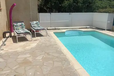 Image de Au cœur du Luberon Logement haut de gamme avec piscine chauffée privée climatisé