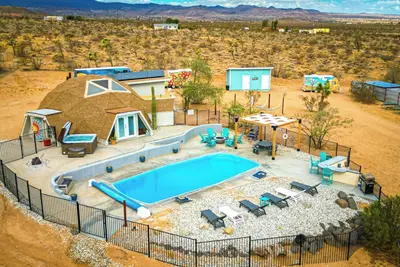 Image de Serenity Dome Resort près de Joshua Tree - Chauffage \/ climatisation \/ piscine