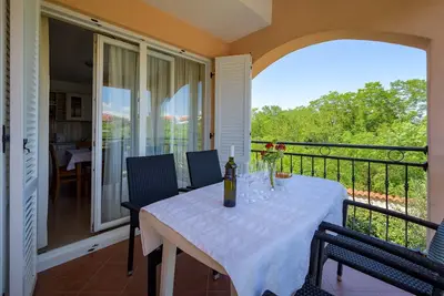 Appartement de deux chambres avec la terrasse Basanija, Umag (A-3402-d)
