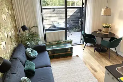 Image de Boutique Apartments Bergen \"Green\" avec terrasse privée ensoleillée, cour
