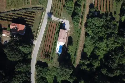 Image de Maison de vacances avec piscine entourée de forêts et de vignes pour 7, Istrie