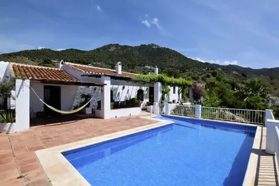 Image de Cortijo authentique de luxe, piscine privée, magnifique vue sur la mer, accessible en fauteuil roulant