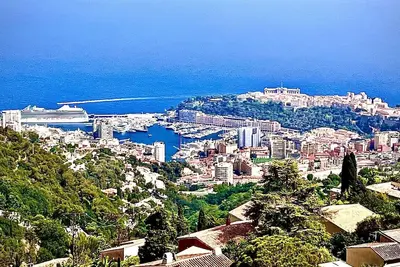 Grande Villa, 4 chambres, vue panoramique unique sur Monaco, jardins, piscine