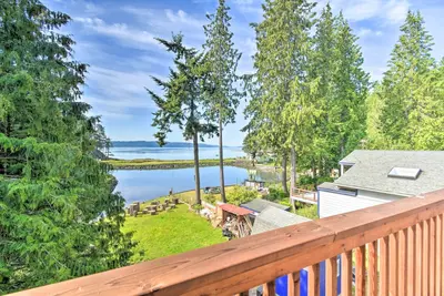 Image de Villa de luxe Olympic Peninsula avec vue sur le canal Hood!