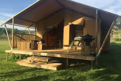 Image de Tente Lodge proche du Lac du Salagou<br>