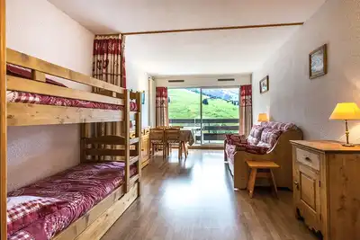 Image de Studio plein sud avec balcon, 2-4 pers, La Clusaz