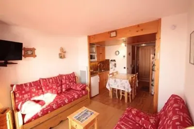 Image de Les Saisies - Studio cabine ensoleillé pour 4 pers. , animaux acceptés