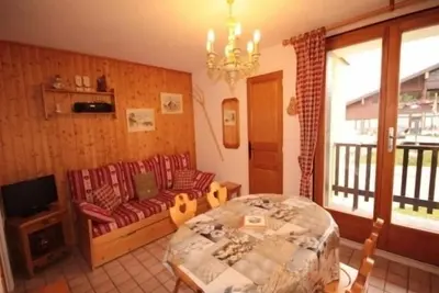 Image de Charmant 3 pièces avec balcon, Tv, lave-linge, animaux tolérés - Les Saisies