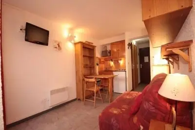 Image de Les Saisies - Charmant studio pour 3 avec balcon exposé sud