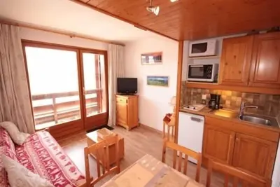 Image de Studio cabine 4 pers, plein sud, Les Saisies