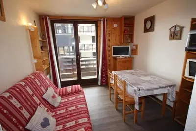 Image de Studio Cabine 4 Pers, Balcon, au Coeur des Saisies, Ă 250m des Pistes