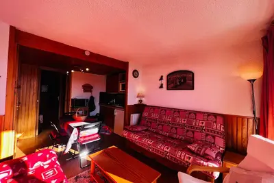 Image de Studio Cabine Les Saisies, 4 pers, Balcon Sud, Animaux Tolérés