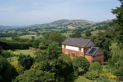 Isolé Isolé Stable / Grange conversion à la frontière du Shropshire et du Pays de Galles