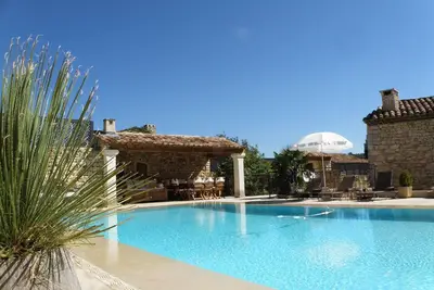 Image de Belle villa avec piscine dans le Luberon pour 9 personnes