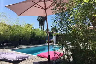 Image de Maison Anglet avec piscine chauffée - 10 personnes