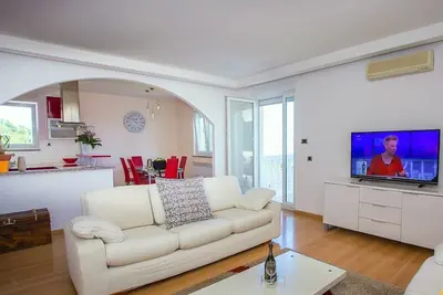 Image de Suite penthouse de luxe avec vue sur la mer