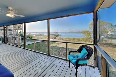 Image de Whitaker: 3 Br / 2 Ba soundfront Ă Topsail Beach, pour 6 personnes