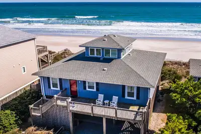 Image de All About The View: 4 Br / 2 Ba bord de mer Ă Topsail Beach, pour 8 personnes