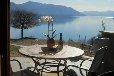 Image de Finca Cascina Borchina Sole domaine rural, détente, vue lac de rêve, nature, bio
