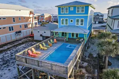 Image de Recenlty terminé ~ piscine privée ~ Nice N Breezy Beach House ~ vue sur le golfe ~ 12 Br ~ 30 personnes!