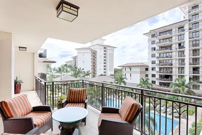 Image de Villa de détente 3br \/ 3ba au 4ème étage avec vue sur la piscine - Ocean Tower Beach Villa