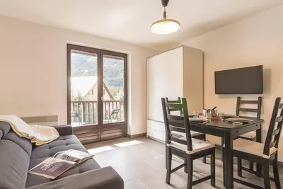 Image de Monêtier les Bains - Studio Montagne 4 Pers, Rénové, Balcon, Parking