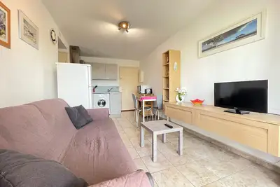Image de Charmant 2 pièces à Sète, à 300m de la plage avec parking et loggia vitrée