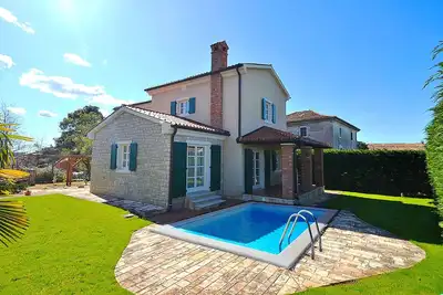 Image de Villa Blue Dream, confortable villa de 3 chambres avec piscine Ă seulement 6 km de PoreÄŤ