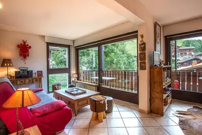 Image de Appartement 3 pièces proche pistes, centre village, 6-8 pers, balcon sud, parking, skis, La Clusaz