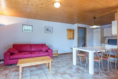 Image de Rez-de-chalet avec terrasse plein Sud, sur les pistes de ski de fond – 6 pers, La Clusaz