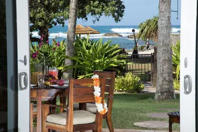 Image de Direct Ocean View Beach niveau Villa 4 lits 102-103 Ă Turtle Bay!