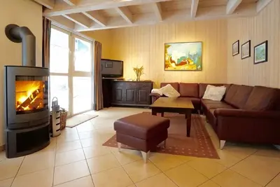Image de Cheminée, sauna, internet, animaux acceptés