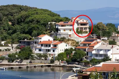 Image de Appartement de trois chambres avec la terrasse et la vue sur le mer Kampor, Rab (A-5034-a)