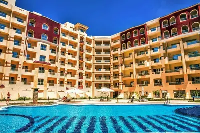 Image de (G) Appartement d'une chambre sur la mer Rouge à Hurghada avec piscine et plage