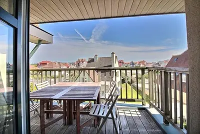 Image de Capewest 2a : Appartement 2 chambres avec terrasse Sud, Ă 50m de la plage, pour 4 Ă 5 personnes