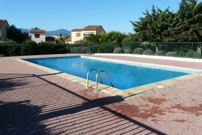 Image de Duplex Climatisé 3***, 6 pers, Piscine, Mer 400m, Vélos, WiFi, Jardin, Terrasse.