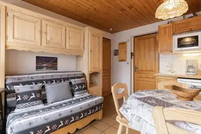 Image de Appartement 2 pièces avec terrasse exposée sud, proche des pistes et commerces, garage inclus