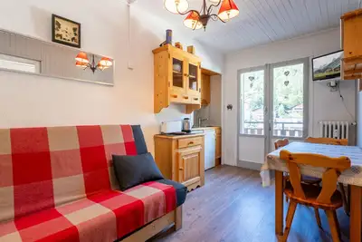 Image de Appartement confortable 2 pièces au cœur de La Clusaz, proche des pistes et des commerces