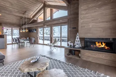 Image de Chalet 5* calme, cocon raffiné, 12 pers, vue montagne, Wifi, garage