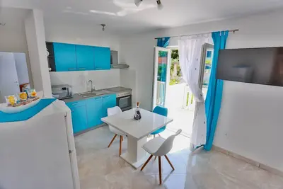Appartement d'une chambre avec le balcon Sutivan, Brac (A-752-a)