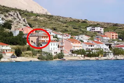Image de Appartement d'une chambre prés de la plage Metajna, Pag (A-6522-a)