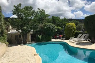 Image de Belle villa climatisée, jolie vue, piscine privée chauffée, Plan de la Tour