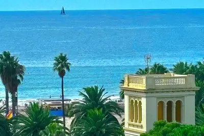 Image de Salou centre vue mer face plage 3ch 2db 2wc Parking clim wifi.