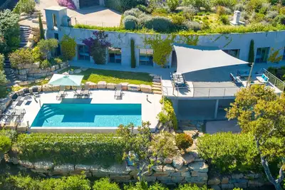 Image de Unique! Villa Plain-Pied Vue Exceptionnelle Golfe St Tropez 200 M De La Plage