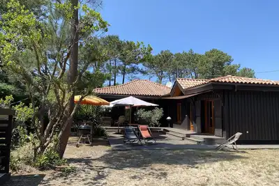 Image de Villa en bois typique du bassin Petit Piquey, 10 personnes - 5 chambres - 3 Sdb