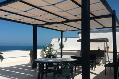 Image de Seccagrande: Terrasse avec vue sur la mer