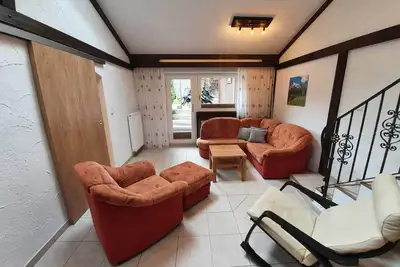 Image de Nichtraucher-Ferienwohnung Watzmann, 2 bis 6 Personen, 80 qm, 2 separate Schlafzimmer, Terrasse