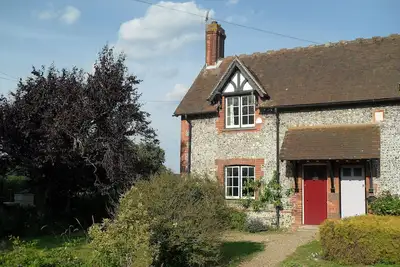 Image de Brique victorienne et chalet de silex dans le Parc national de South Downs