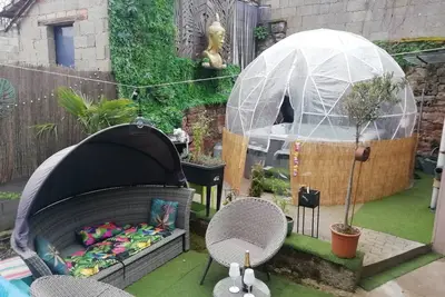 Image de Maison proche de Strasbourg avec jacuzzi et piscine de saison animal accepté